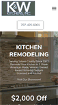 Mobile Screenshot of kwkitchens.com